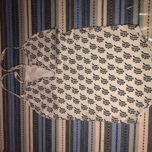Frank and Eileen "HI"White and Black Bodysuit(New)